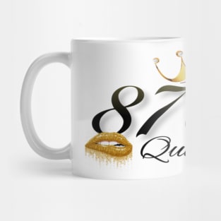 870 Queen Small Corner Logo Mug